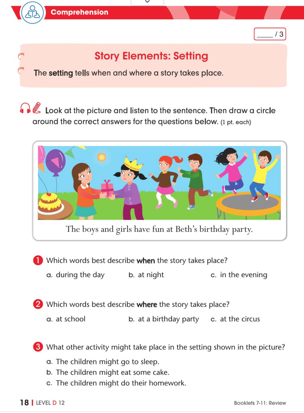 Picture and Sentence Based Comprehension Picture and Sentence Based Comprehension